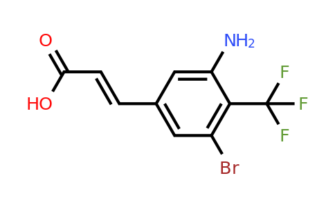 1807435-65-9 | 3-Amino-5-bromo-4-(trifluoromethyl)cinnamic acid