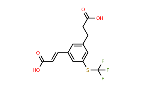 1807435-74-0 | 3-(2-Carboxyethyl)-5-(trifluoromethylthio)cinnamic acid