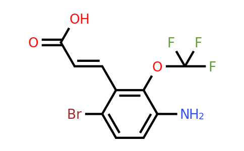 1807436-14-1 | 3-Amino-6-bromo-2-(trifluoromethoxy)cinnamic acid