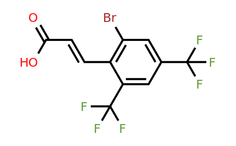 1807436-70-9 | 2,4-Bis(trifluoromethyl)-6-bromocinnamic acid