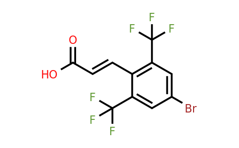 1807436-82-3 | 2,6-Bis(trifluoromethyl)-4-bromocinnamic acid