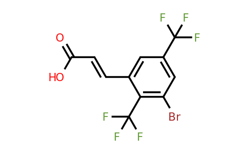1807437-10-0 | 2,5-Bis(trifluoromethyl)-3-bromocinnamic acid
