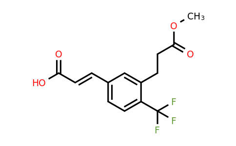 1807437-24-6 | 3-(3-Methoxy-3-oxopropyl)-4-(trifluoromethyl)cinnamic acid