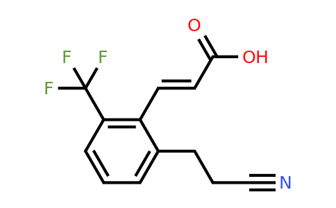 1807437-37-1 | 2-(2-Cyanoethyl)-6-(trifluoromethyl)cinnamic acid