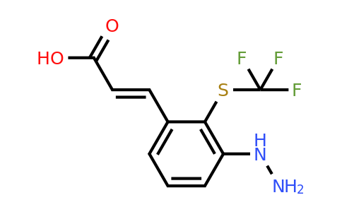 1807437-80-4 | 3-Hydrazinyl-2-(trifluoromethylthio)cinnamic acid