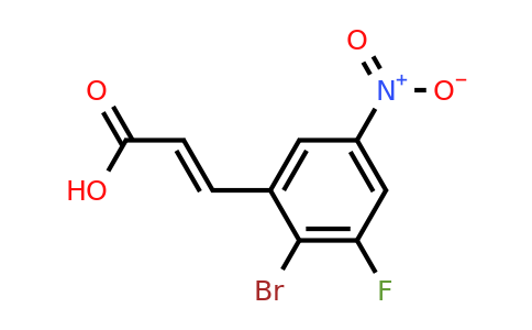 1807438-00-1 | 2-Bromo-3-fluoro-5-nitrocinnamic acid