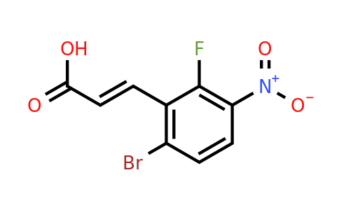 1807438-12-5 | 6-Bromo-2-fluoro-3-nitrocinnamic acid