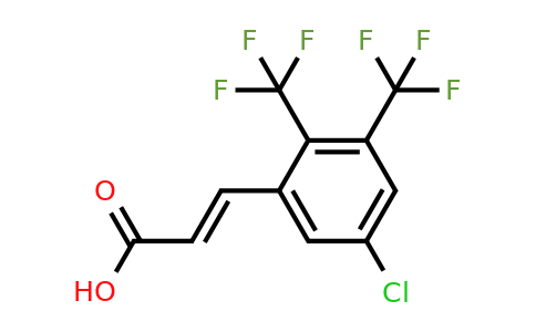1807438-71-6 | 2,3-Bis(trifluoromethyl)-5-chlorocinnamic acid