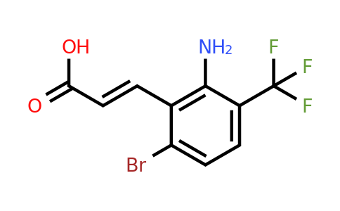1807438-92-1 | 2-Amino-6-bromo-3-(trifluoromethyl)cinnamic acid
