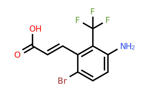 1807438-98-7 | 3-Amino-6-bromo-2-(trifluoromethyl)cinnamic acid