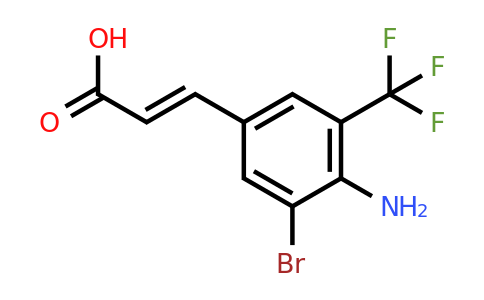 1807439-02-6 | 4-Amino-3-bromo-5-(trifluoromethyl)cinnamic acid