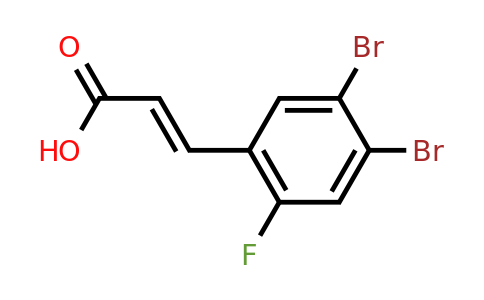 1807439-14-0 | 4,5-Dibromo-2-fluorocinnamic acid