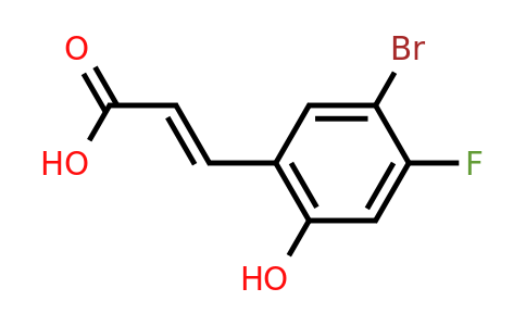 1807439-31-1 | 5-Bromo-4-fluoro-2-hydroxycinnamic acid