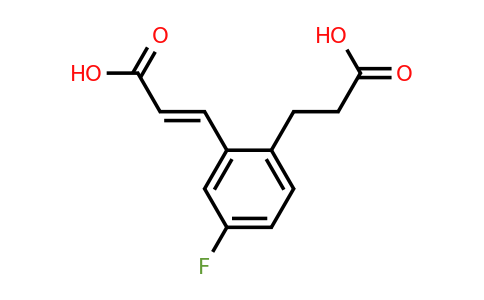 1807439-49-1 | 2-(2-Carboxyethyl)-5-fluorocinnamic acid