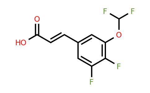 1807439-69-5 | 3,4-Difluoro-5-(difluoromethoxy)cinnamic acid