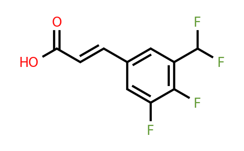 1807439-70-8 | 3,4-Difluoro-5-(difluoromethyl)cinnamic acid