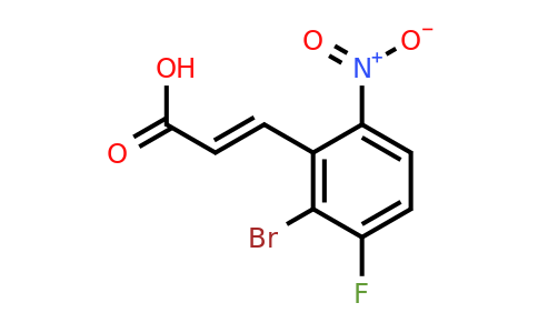 1807439-71-9 | 2-Bromo-3-fluoro-6-nitrocinnamic acid