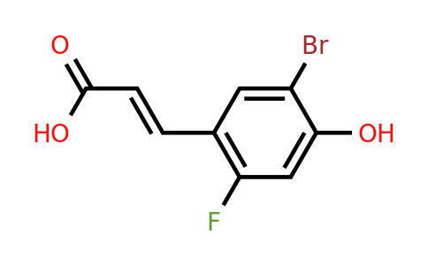 1807439-84-4 | 5-Bromo-2-fluoro-4-hydroxycinnamic acid