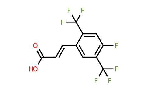 1807439-95-7 | 2,5-Bis(trifluoromethyl)-4-fluorocinnamic acid