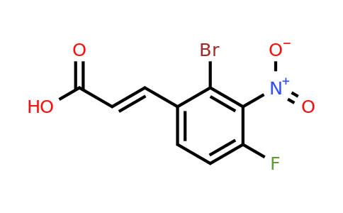 1807439-96-8 | 2-Bromo-4-fluoro-3-nitrocinnamic acid