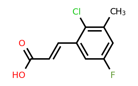 1807439-97-9 | 2-Chloro-5-fluoro-3-methylcinnamic acid
