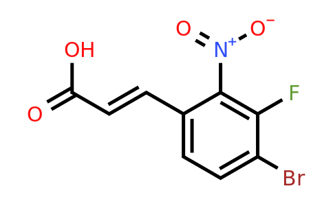 1807440-02-3 | 4-Bromo-3-fluoro-2-nitrocinnamic acid