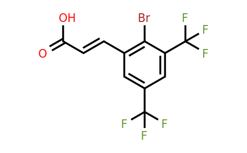 1807440-03-4 | 3,5-Bis(trifluoromethyl)-2-bromocinnamic acid