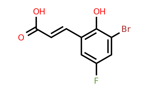 1807440-20-5 | 3-Bromo-5-fluoro-2-hydroxycinnamic acid