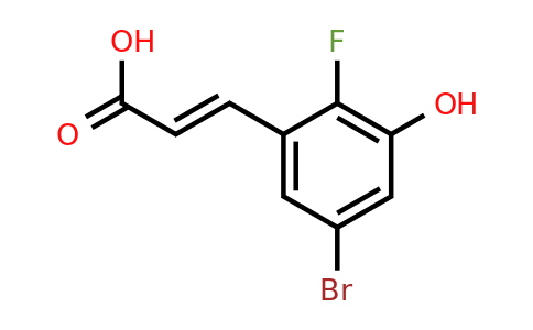 1807440-21-6 | 5-Bromo-2-fluoro-3-hydroxycinnamic acid