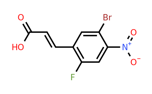 1807440-26-1 | 5-Bromo-2-fluoro-4-nitrocinnamic acid