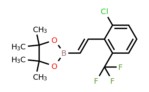 1807792-38-6 | 2-[2-[2-Chloro-6-(trifluoromethyl)phenyl]ethenyl]-4,4,5,5-tetramethyl-1,3,2-dioxaborolane