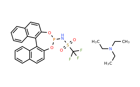 1808205-87-9 | N-[(11bS)-Dinaphtho[2,1-d:1',2'-f][1,3,2]dioxaphosphepin-4-yl]-1,1,1-trifluoromethanesulfonamide triethylamine adduct (triethylamine)