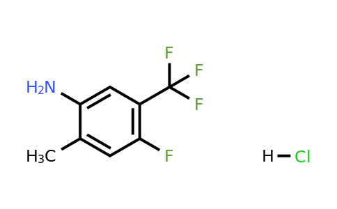 1808447-11-1 | 4-Fluoro-2-methyl-5-(trifluoromethyl)aniline hydrochloride