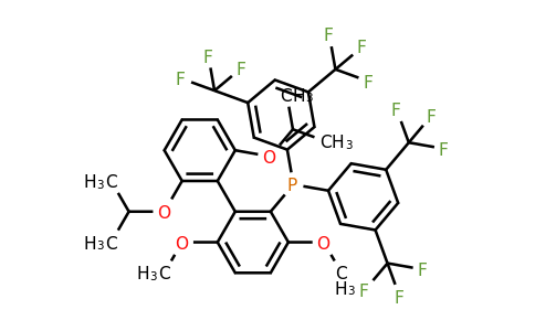 1810068-31-5 | Bis[3,5-bis(trifluoromethyl)phenyl][3,6-dimethoxy-2',6'-bis(1-methylethoxy)[1,1'-biphenyl]-2-yl]phosphine