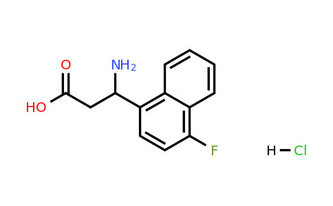 1810070-00-8 | 3-Amino-3-(4-fluoronaphthalen-1-yl)propanoic acid hydrochloride