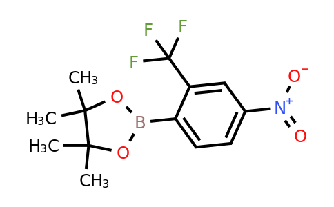 1810767-17-9 | 4,4,5,5-Tetramethyl-2-(4-nitro-2-(trifluoromethyl)phenyl)-1,3,2-dioxaborolane