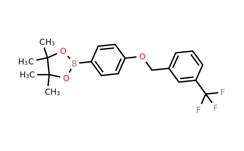 1813554-41-4 | 1,3,2-Dioxaborolane, 4,4,5,5-tetramethyl-2-[4-[[3-(trifluoromethyl)phenyl]methoxy]phenyl]-