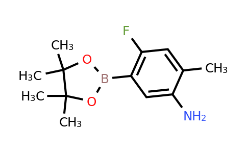 1817801-55-0 | 4-Fluoro-2-methyl-5-(4,4,5,5-tetramethyl-1,3,2-dioxaborolan-2-yl)aniline