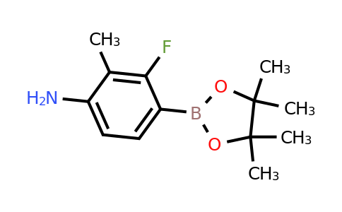 1817835-74-7 | 3-Fluoro-2-methyl-4-(4,4,5,5-tetramethyl-1,3,2-dioxaborolan-2-yl)aniline