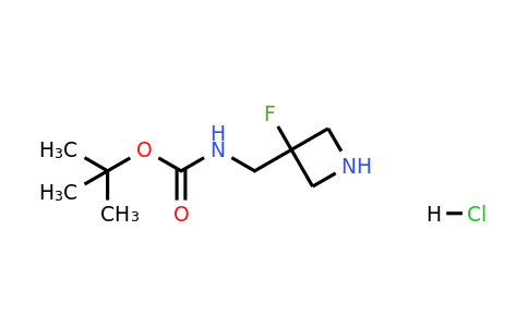 1818847-51-6 | tert-Butyl ((3-fluoroazetidin-3-yl)methyl)carbamate hydrochloride