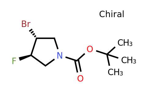 1818847-67-4 | tert-butyl rac-(3R,4R)-3-bromo-4-fluoro-pyrrolidine-1-carboxylate