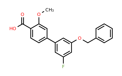 1820618-85-6 | 3'-(Benzyloxy)-5'-fluoro-3-methoxy-[1,1'-biphenyl]-4-carboxylic acid