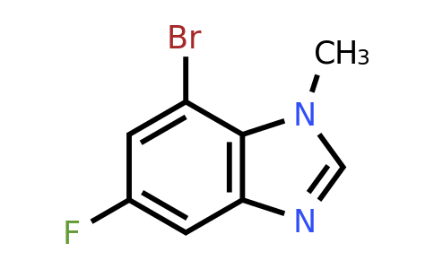 1820619-76-8 | 7-Bromo-5-fluoro-1-methyl-1,3-benzodiazole
