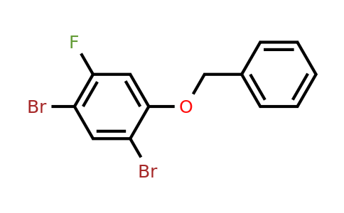 1820666-39-4 | 1-(Benzyloxy)-2,4-dibromo-5-fluorobenzene