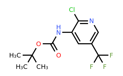 1820707-62-7 | tert-Butyl (2-chloro-5-(trifluoromethyl)pyridin-3-yl)carbamate
