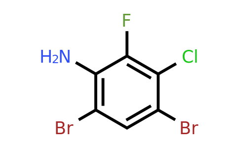 1820717-44-9 | 4,6-Dibromo-3-chloro-2-fluoroaniline