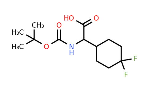 1822546-08-6 | 2-((tert-Butoxycarbonyl)amino)-2-(4,4-difluorocyclohexyl)acetic acid