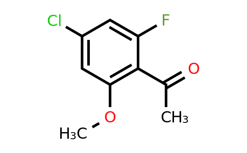 1822668-12-1 | 1-(4-Chloro-2-fluoro-6-methoxyphenyl)ethanone