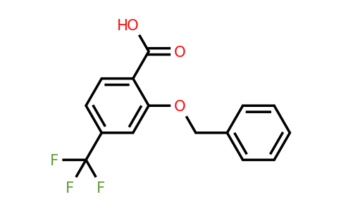1822843-97-9 | 2-(Benzyloxy)-4-(trifluoromethyl)benzoic acid