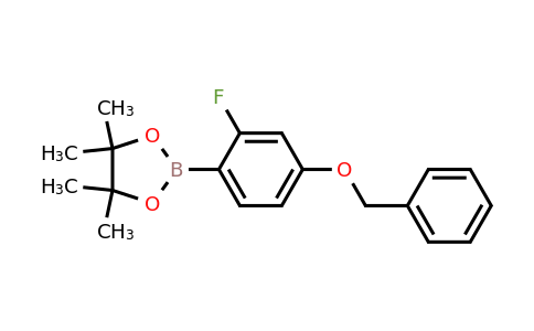 1823170-17-7 | 2-(4-(Benzyloxy)-2-fluorophenyl)-4,4,5,5-tetramethyl-1,3,2-dioxaborolane